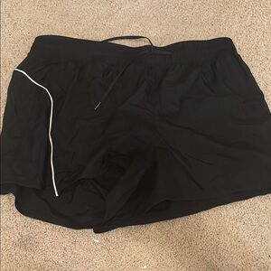 Black lululemon shorts